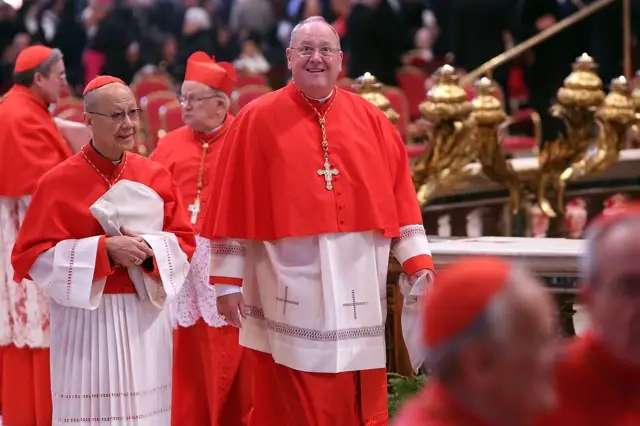 Cardinal Dolan at the Vatican in March